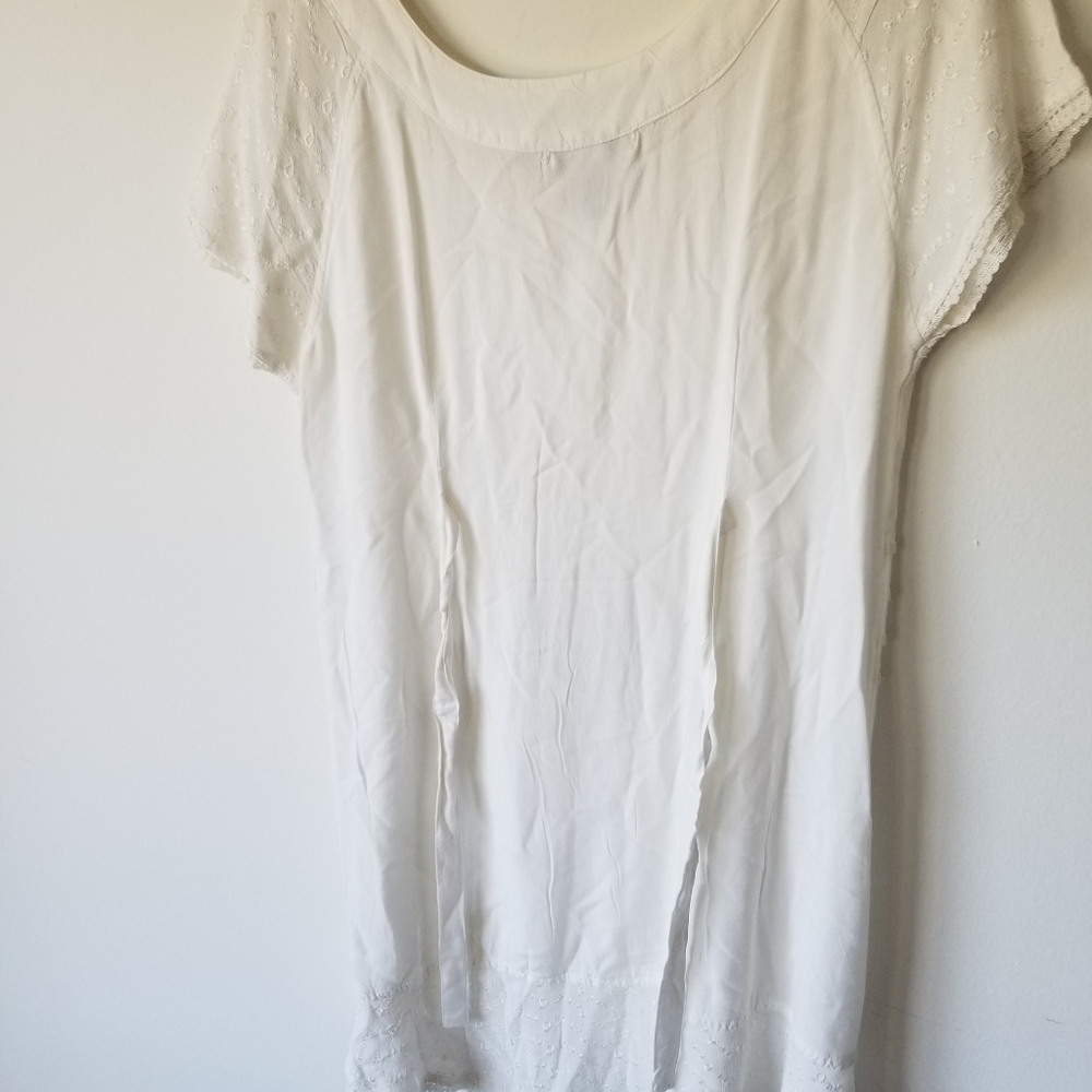 White boho cottage dream dress K7 - Picture 7 of 16
